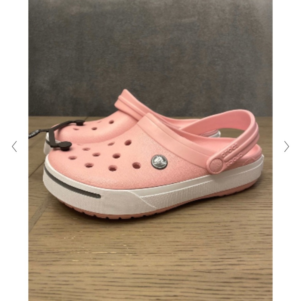 Pink crocs women's size 7